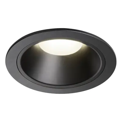 NUMINOS® DL XL vnitřní LED zápustné stropní svítidlo černá/černá 4000 K 40° - BIG WHITE (SLV)