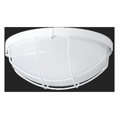 ELEKTRA 4 stropní/nástěnné průmyslové plastové svítidlo bílá IP65 3000 K 9W LED - OSMONT