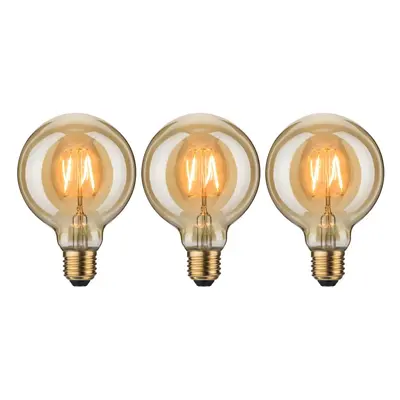 1879 set LED Globe E27 230V 3x2,7W 1700K zlatá - PAULMANN