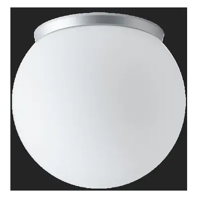 STYX 1 stropní/nástěnné skleněné svítidlo stříbrná / bílá IP65 4000 K 9W LED - OSMONT