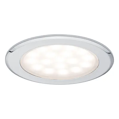 LED nábytkové vestavné svítidlo kruhové 2ks sada 2x2,5W chrom 999.20 - PAULMANN