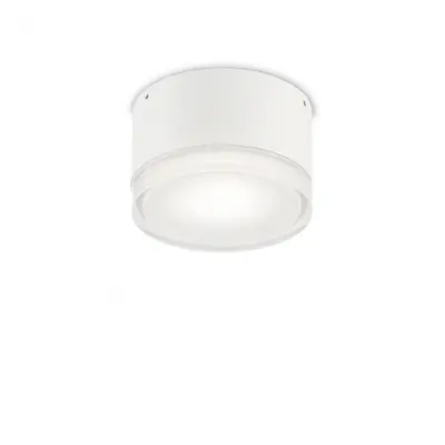 Venkovní stropní a nástěnné svítidlo Ideal Lux Urano PL1 small bianco 168036 bílé 12cm IP44 - ID