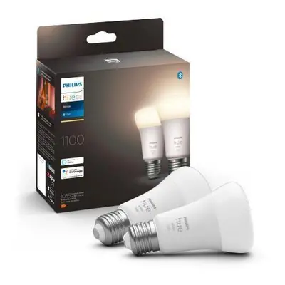 Hue Bluetooth 2x žárovka LED E27 A60 9,5W 1055lm 2700K - PHILIPS (929002469205)