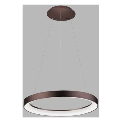 Svítidlo BELLA SLIM 58 P-Z, CF DIM 48W 2CCT 3000K/4000K závěsné kávová - LED2 Lighting