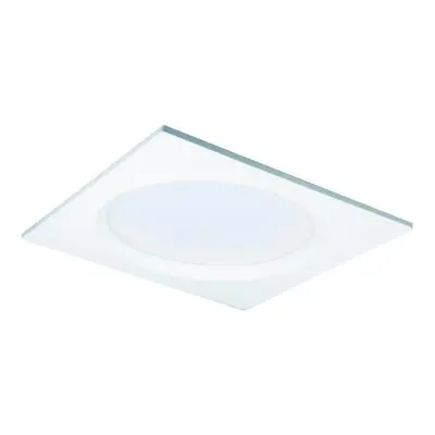 AKCE - Zápustné svítidlo LACUS SQUARE WHITE LED IP44 7W 4000K 707lm 105x105mm - KOHL-Lighting