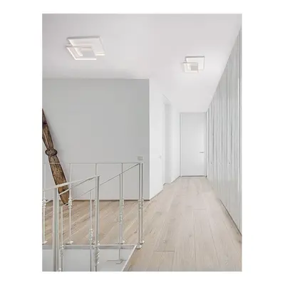 Stropní svítidlo PORTO bílá ocel hliník a akryl LED 30W 230V 3000K IP20 stmívatelné - NOVA LUCE