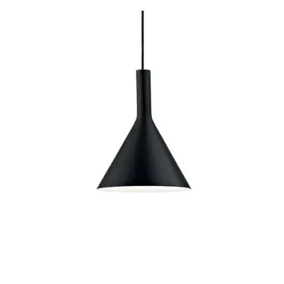 Závěsné svítidlo Ideal Lux Cocktail SP1 small nero 074344 černé 20cm - IDEALLUX