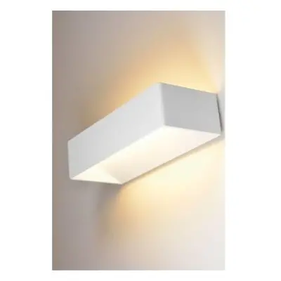 507102WWW3 Nástěnné svítidlo SASHA bílé LED 10W 3000K 250X100mm hranaté - KOHL-Lighting (starý