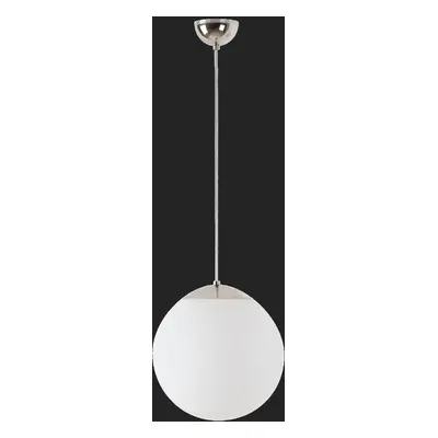 ADRIA S2 závěsné skleněné svítidlo nerez leštěná / bílá IP40 3000 K 20W LED DALI - OSMONT