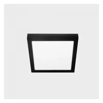 DISC SLIM SQ stropní svítidlo černá 6 W 3000K PUSH - KOHL-Lighting