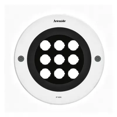 Ego 220 downlight čtverec 38° 3000K hliník IK10 - ARTEMIDE