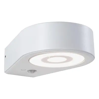 LED venkovní nástěnné svítidlo Silma pohybové čidlo IP44 65x186mm 3000K 5,5 / 1x0,7W 230V bílá h