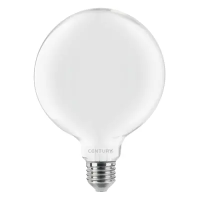 LED FILAMENT GLOBE 125mm SATÉN 10W E27 6000K 1055Lm 360d 125x174mm IP20 - CENTURY