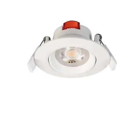 Deko-Light stropní vestavné svítidlo SMD-68-230V-2700K-kulaté 230V 6,5W 2700 K 510 lm bílá RAL 9