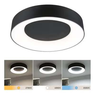 LED stropní svítidlo Casca IP44 CCT 230V 23W černá mat - PAULMANN