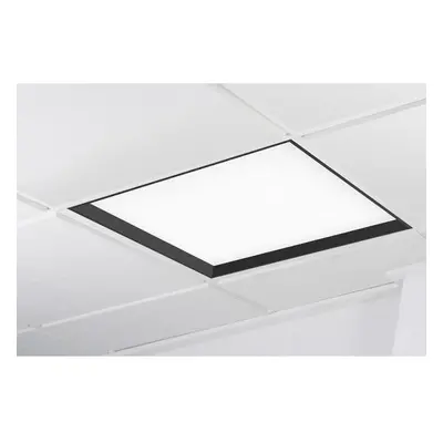 WINNER LED panel černá 6000K opál nestmívatelné 37W čtverec - KOHL-Lighting