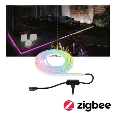 Plug & Shine LED pásek Smart Home Zigbee Smooth IP67 RGBW 22W bílá - PAULMANN