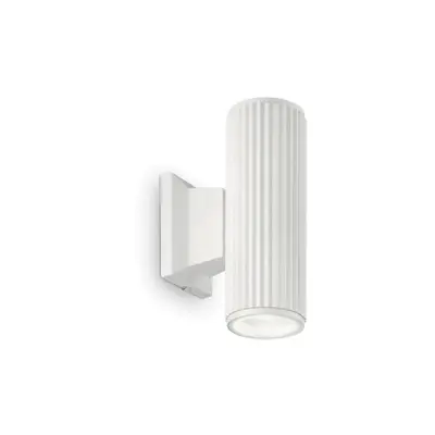 Venkovní nástěnné svítidlo Ideal Lux Base AP2 bianco 129457 bílé IP44 - IDEALLUX