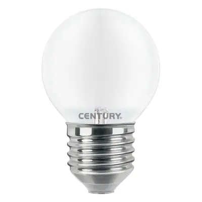 LED FILAMENT MINI GLOBE SATEN 4W E27 3000K 470Lm 360d 45x72mm IP20 - CENTURY