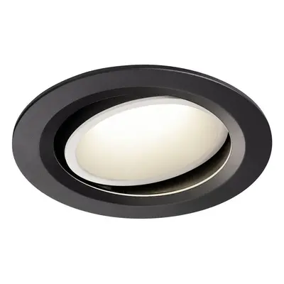 NUMINOS® MOVE DL L vnitřní LED zápustné stropní svítidlo černá/bílá 3000 K 20° otočné a výkyvné 