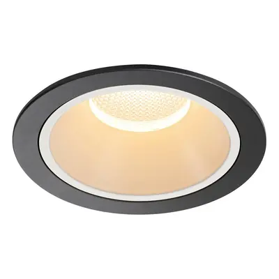 NUMINOS® DL XL vnitřní LED zápustné stropní svítidlo černá/bílá 2700 K 20° - BIG WHITE (SLV)