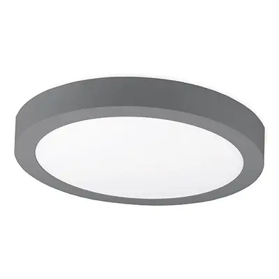 Stropní svítidlo DISC šedé LED 24W 6000K Ø300mm kulaté - KOHL-Lighting