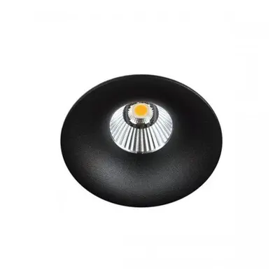 501502RBB33 Zápustné svítidlo LUXO černé LED 12W 3000K 100mm 1100lm kulaté - KOHL-Lighting (st