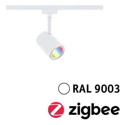 URail LED lištový spot Smart Home Zigbee 3.0 Luxe GU10 4,8W RGBW+ stmívatelné 230V bílá - PAULMA