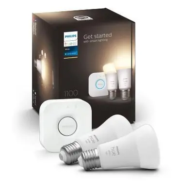 Hue Bluetooth LED White set 2ks žárovek Philips + Hue Bridge můstek 8719514289116 E27 A60 10W 10