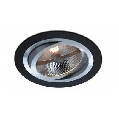 Vestavné svítidlo Aluminio Negro černá / hliník 15W LED 230V - BPM