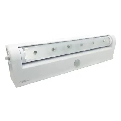 LED SVÍTIDLO SENSOR otočné 25d 0,4W 4000K 40Lm 120d IP20 na baterie 3x1,5V AAA - CENTURY