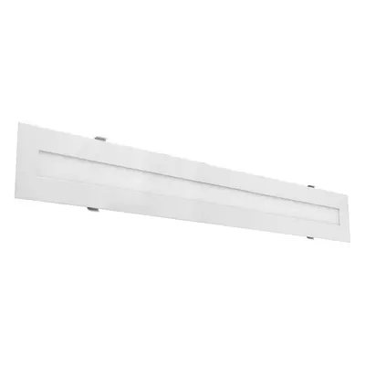 LED panel P-QUADRO zapuštěný do SDK. 1200x100x8mm 36W 4000K 1476Lm 120d IP20. - CENTURY