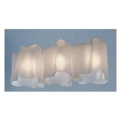 Závěsné svítidlo Logico 3 in linea 3x150W výška skla 31cm - ARTEMIDE