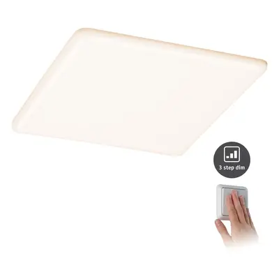 LED vestavné svítidlo Veluna VariFit IP44 3-krokové-stmívatelné hranaté 215x215mm 21W 3.000K sat