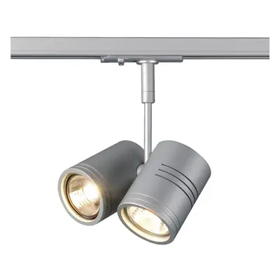 AKCE - BIMA II pro jednookr. listu stribrnoseda 230V GU10 dichroidni halogen 2x50W 200° Hlava (Ø