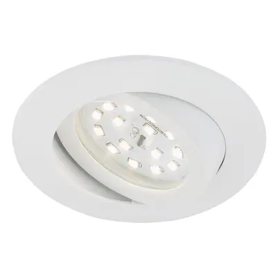 LED vestavné svítidlo, pr. 8,2 cm, 5 W, bílé - BRILONER