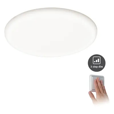 LED vestavné svítidlo Veluna VariFit IP44 3-krokové-stmívatelné kruhové 215 22W 4.000K satén - P