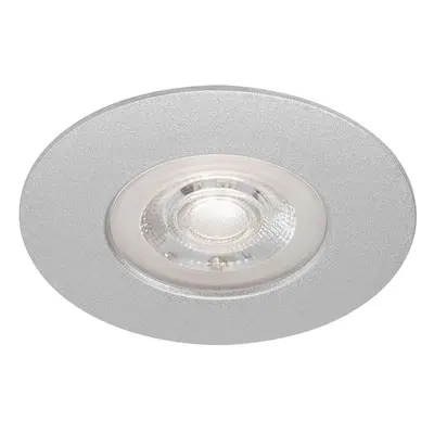 LED vestavné svítidlo, pr. 9 cm, 4,9 W, matný chrom - BRILONER