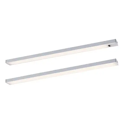 LED podskříňkové svítidlo Inline 2ks sada 2x4W 350x26mm 24V matný chrom - PAULMANN