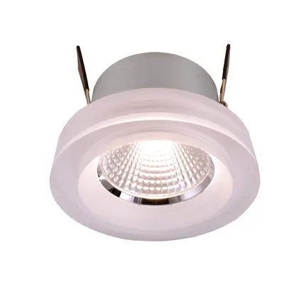 Zápustné svítidlo COB 68 akrylát čirý/satin LED 8W 2400-6500K 590lm - LIGHT IMPRESSIONS