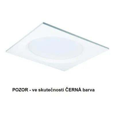 Zápustné svítidlo LACUS SQUARE BLACK LED IP44 30W 4000K 3030lm 230x230mm - KOHL-Lighting