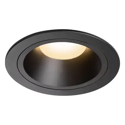 NUMINOS® DL L vnitřní LED zápustné stropní svítidlo černá/černá 2700 K 20° - BIG WHITE (SLV)