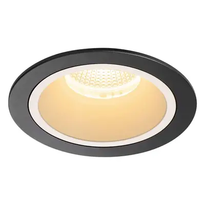 NUMINOS® DL L vnitřní LED zápustné stropní svítidlo černá/bílá 2700 K 40° - BIG WHITE (SLV)