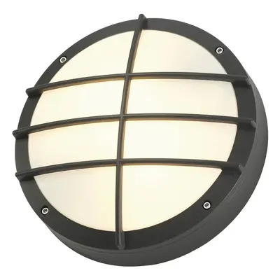 Venkovní svítidlo BULAN mřížka nástěnná antracit 230V E27 2x25W - BIG WHITE (SLV)