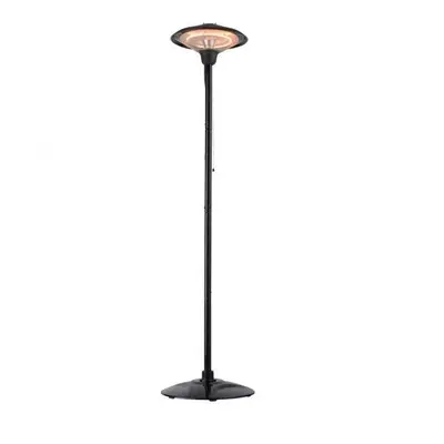 GLOW Topidlo, černá, IP34, 750 W, 1500W - LEUCHTEN DIREKT / JUST LIGHT