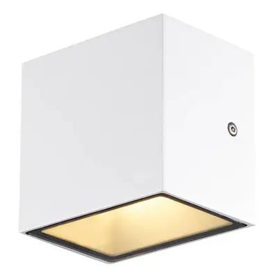 SITRA CUBE WL, LED venkovní nástěnné a stropní nástavbové svítidlo, bílá, IP44, 3000K, 10W - BIG