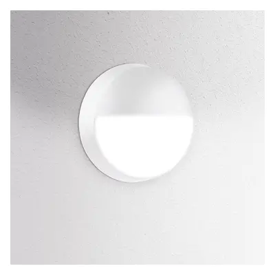 Venkovní nástěnné LED svítidlo kulaté OASI CCT 14W 3000/4000/6500K IP54 bílá - CENTURY