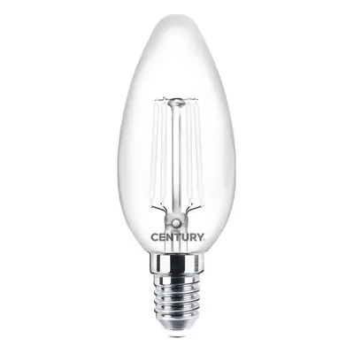 LED FILAMENT CANDLE INCANTO WHITE 4,5W E14 2700K 360d - CENTURY