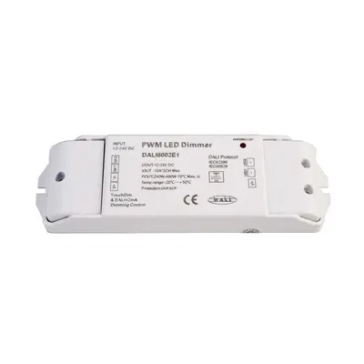 Deko-Light nízkonapěťový DALI stmívač (CV, DC), DALI PWM stmívač CV 2CH, 12/24V DC, 10A/kanál, D