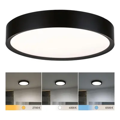 Selection Bathroom LED stropní svítidlo Tega IP44 CCT 230V 22,5W černá mat - PAULMANN